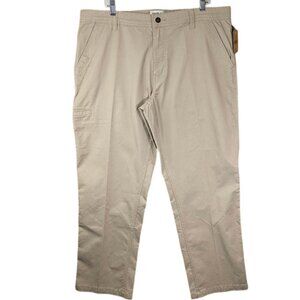 Field & Stream NWT Pants Mens 40x32 Khaki Stretch Utility Trousers Chino Casual